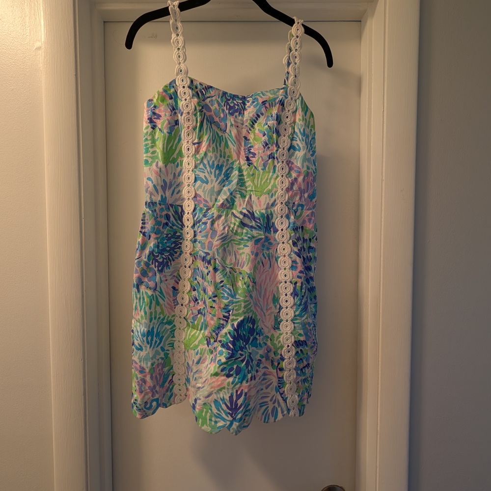 Lilly Pulitzer Pink and White Dress